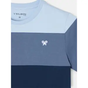 Children's striped T-shirt Silbon image-2