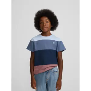 Children's striped T-shirt Silbon image-3