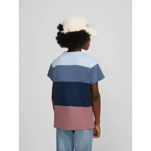 Children's striped T-shirt Silbon image-4
