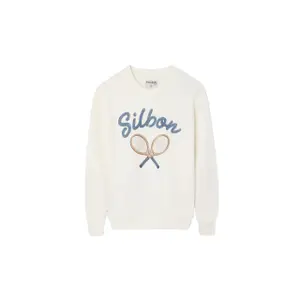 Kids' racket print sweatshirt Silbon image-0