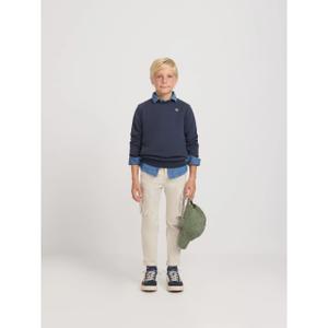 Printed sweatshirt with "believe" on the back for kids Silbon image-4