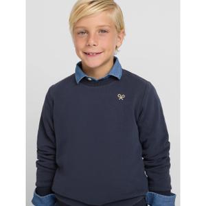 Printed sweatshirt with "believe" on the back for kids Silbon image-5