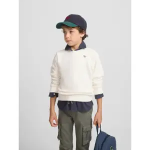 Printed sweatshirt with "believe" on the back for kids Silbon image-5