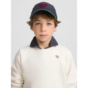 Printed sweatshirt with "believe" on the back for kids Silbon image-6