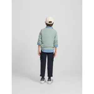 Printed good vibes sweatshirt for kids Silbon image-5