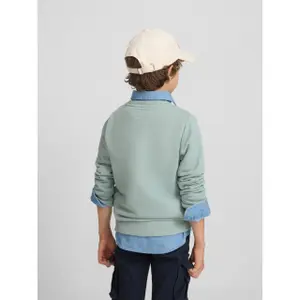 Kinder Sweatshirt mit Good Vibes Druck Silbon image-4