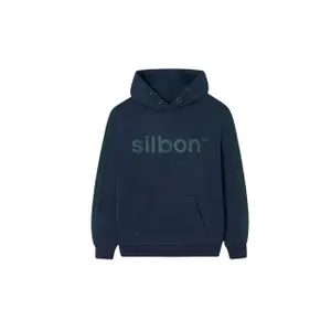Kids' hooded sweatshirt with kangaroo pocket Silbon image-0