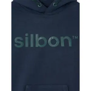 Kids' hooded sweatshirt with kangaroo pocket Silbon image-2