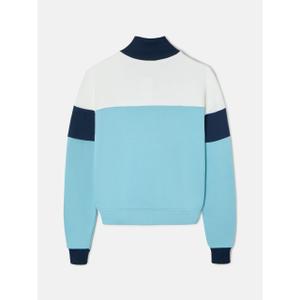 Sudadera con cuello alto y botones para mujer Silbon image-1