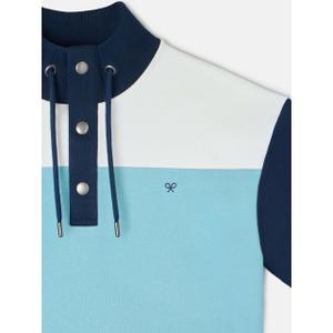 Sudadera con cuello alto y botones para mujer Silbon image-2