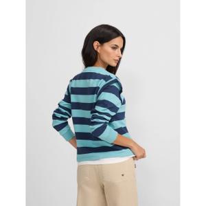 Sudadera de rayas con hombreras para mujer Silbon image-5