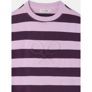 Sudadera de rayas con hombreras para mujer Silbon image-2