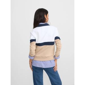 Sudadera con media cremallera y puños elásticos para mujer Silbon image-4