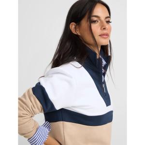 Sudadera con media cremallera y puños elásticos para mujer Silbon image-5