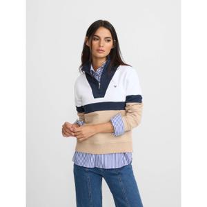 Sudadera con media cremallera y puños elásticos para mujer Silbon image-6