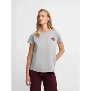 T-Shirt mit Love-Motiv für Frauen Silbon image-2
