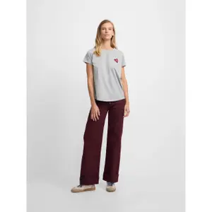 T-Shirt mit Love-Motiv für Frauen Silbon image-1