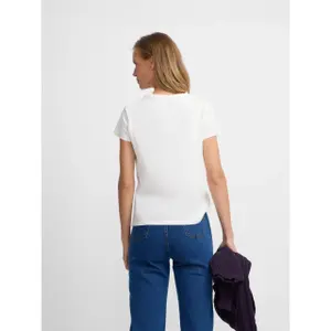 T-Shirt mit Aufdruck Preppy and Proud für Damen Silbon image-4
