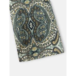 Corduroy jumpsuit with paisley pattern for women Silbon image-3