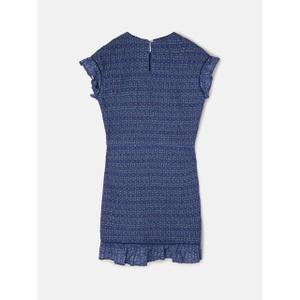 Robe courte à petit volant femme Silbon image-1