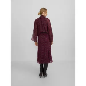 Gonna lunga a fantasia floreale donna Silbon image-3