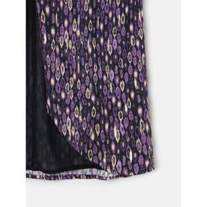 Long ikat print skirt for women Silbon image-3