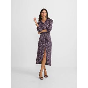 Long ikat print skirt for women Silbon image-4