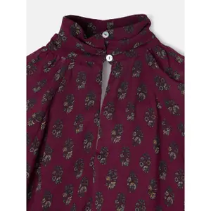 Blusa con colletto stampato donna Silbon image-6