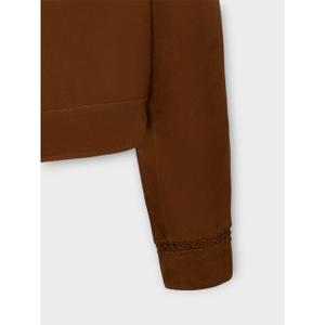 Gebrauchte Wildlederjacke mit Kragen für Frauen Silbon image-2