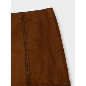 Mini skirt i ruskind til kvinder Silbon image-2