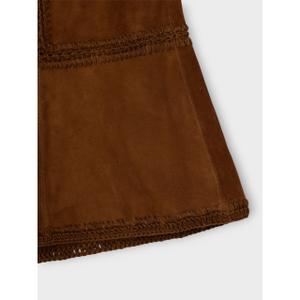 Mini skirt i ruskind til kvinder Silbon image-3