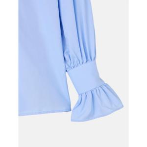 Women's long-sleeved shirt with cuff detail Silbon image-1