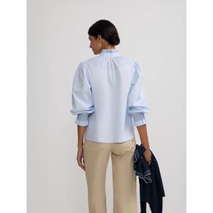 Women's shirt with gathered cuffs Silbon image-4