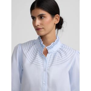 Women's shirt with gathered cuffs Silbon image-6