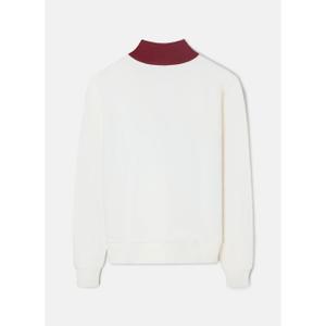 Sudadera de mujer retro con media cremallera y cuello alto Silbon image-1