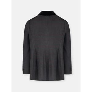 Checked double-breasted blazer for women Silbon image-3