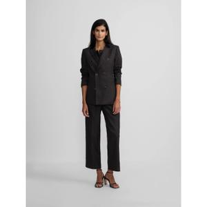 Checked double-breasted blazer for women Silbon image-4