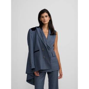 Women's checked blazer Silbon image-6