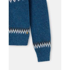 Women's jacquard turtleneck sweater Silbon image-1