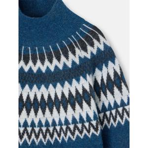 Women's jacquard turtleneck sweater Silbon image-2