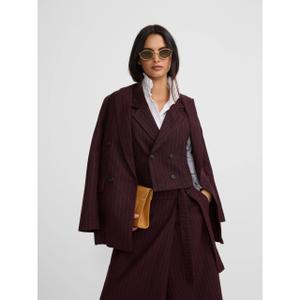 Striped women's blazer Silbon image-5