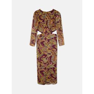 Abito lungo con stampa paisley donna Silbon image-1