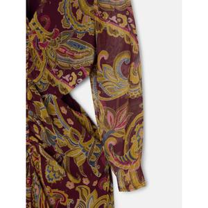 Abito lungo con stampa paisley donna Silbon image-2