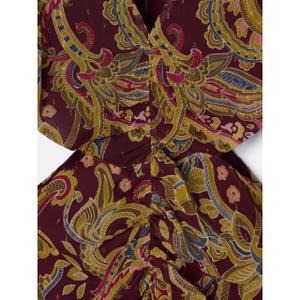 Abito lungo con stampa paisley donna Silbon image-3