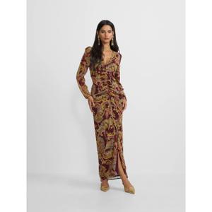 Abito lungo con stampa paisley donna Silbon image-5