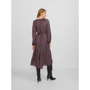 Geprinte lange jurk met geometrische patronen voor dames Silbon image-5