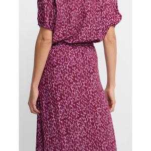 Women’s asymmetrical long lurex print skirt Silbon image-6