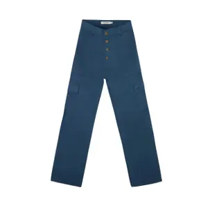 Mid-rise women's cargo pants Silbon
