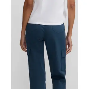 Mid-rise women's cargo pants Silbon image-5