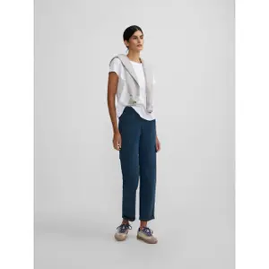 Mid-rise women's cargo pants Silbon image-3